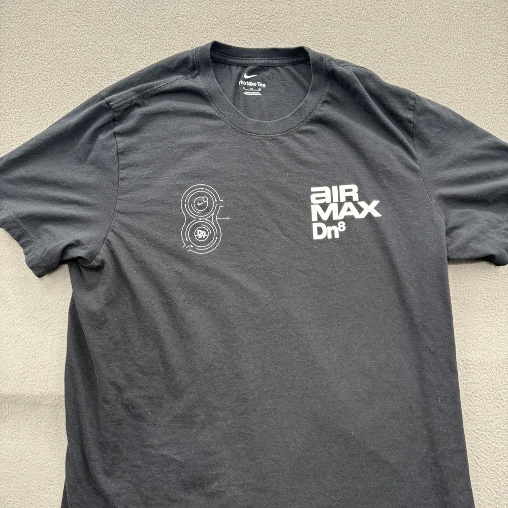 Nike Shirt Mens XL Black Air Max Dn8 Graphic The Nike Tee Tagless Sneaker